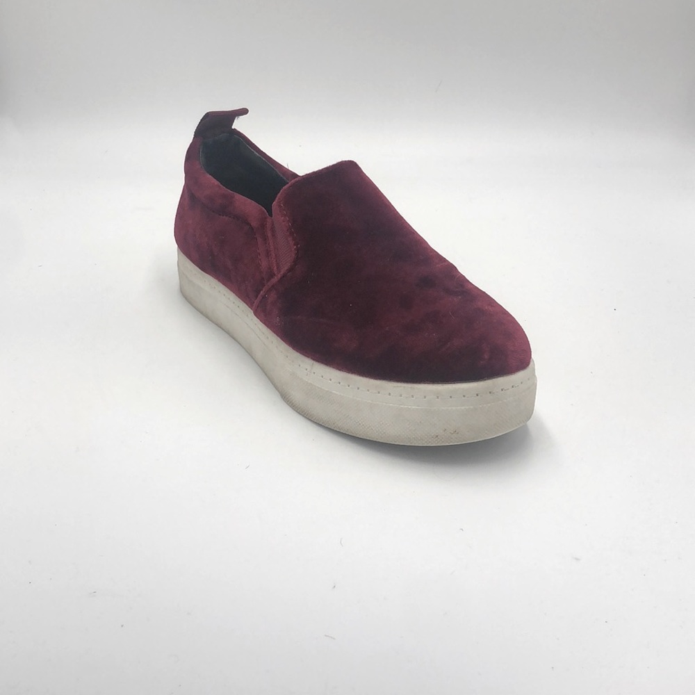 Circus By Sam Edelman  Dark Cranberry Velvet Slip-on Sneaker